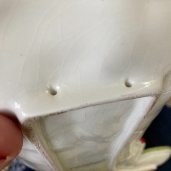 FITZ AND FLOYD CHRISTMAS PLATTER STOCKING SHAPE OR WALL HANGING EXCELLENT - Picture 5 of 5